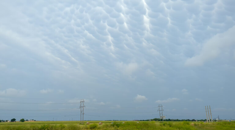 Mammatus Clouds over West Texas