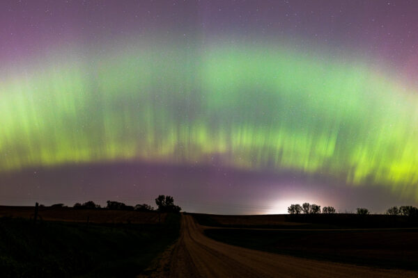 Panoramic of Northern Lights