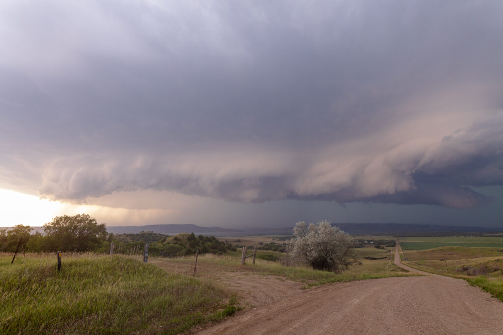 Storm over the Missouri River